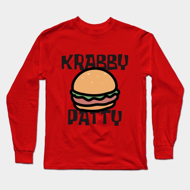 Crab Patty Long Sleeve T-Shirt by tamir2503